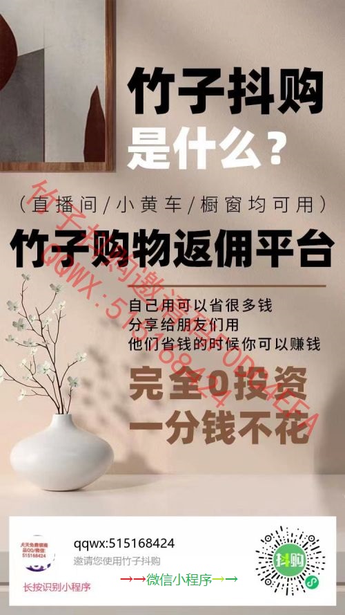 竹子好购，2023年可靠项目，普通人如何逆袭项目，简単快捷，首码发布早上车早吃肉长期可撸-汇一线首码网