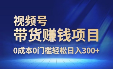 【大牛联盟】0门槛视頻号带货赚米 ！-汇一线首码网