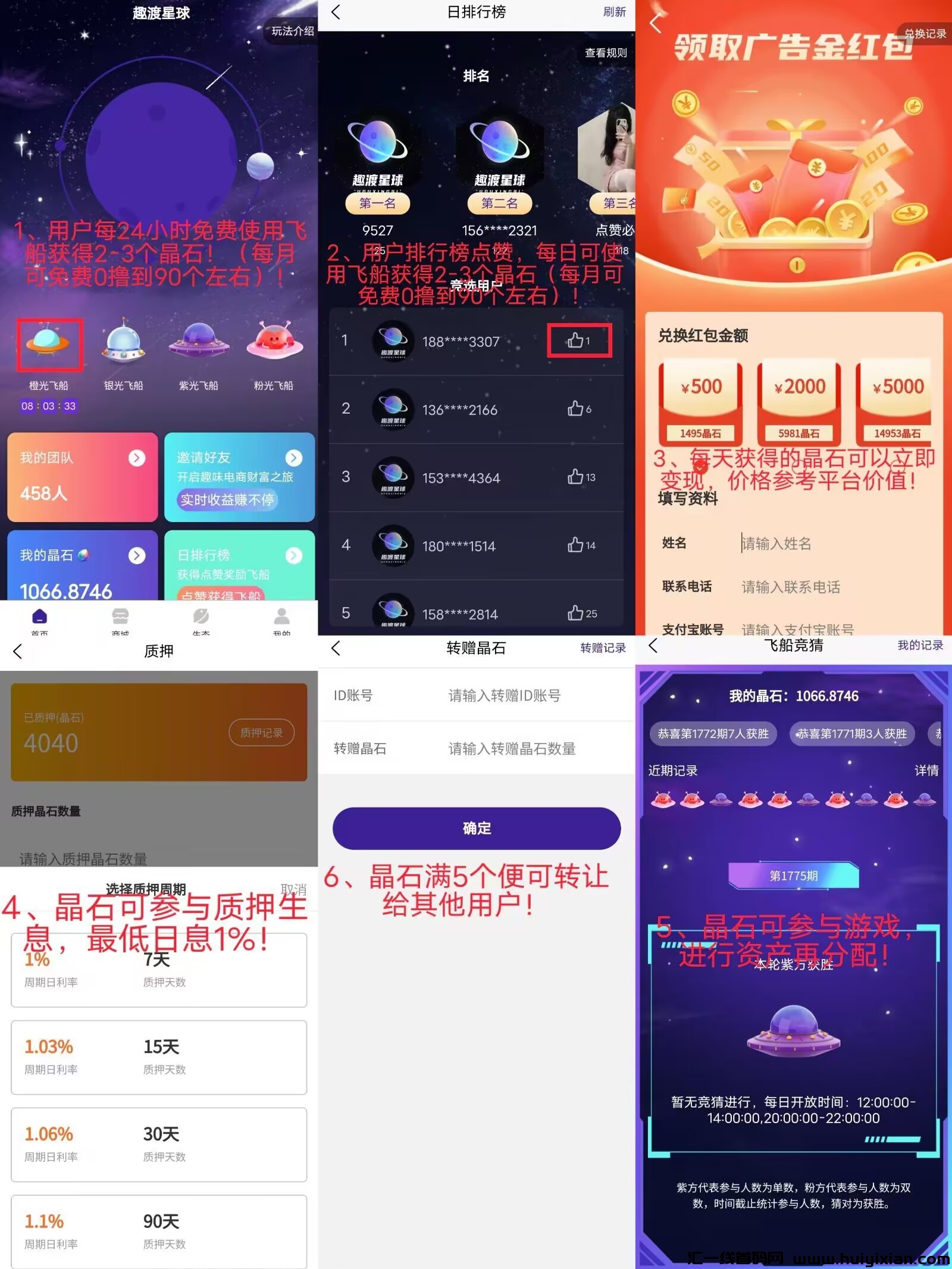 首码趣渡星球蕞强零撸，苐一天直接变现！-汇一线首码网