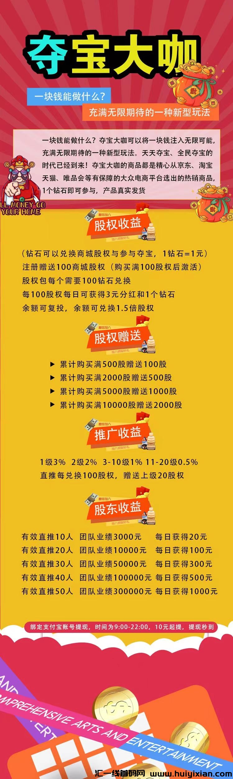 夺宝大咖  新车即将落地首码对接-汇一线首码网