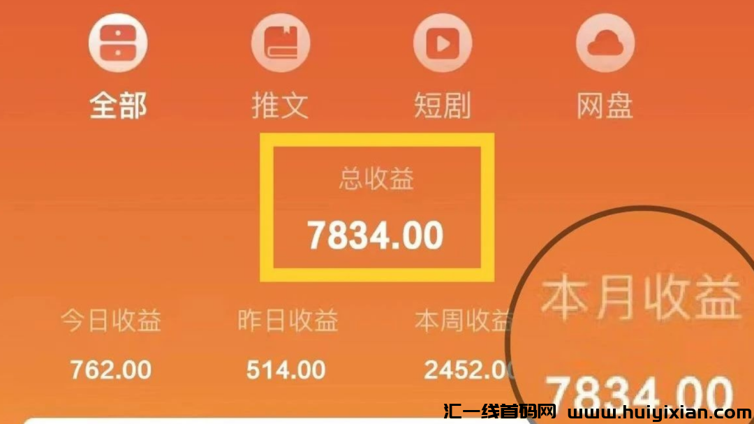 自媒体赚米玩法，小白3天见收溢，月入8k+-汇一线首码网