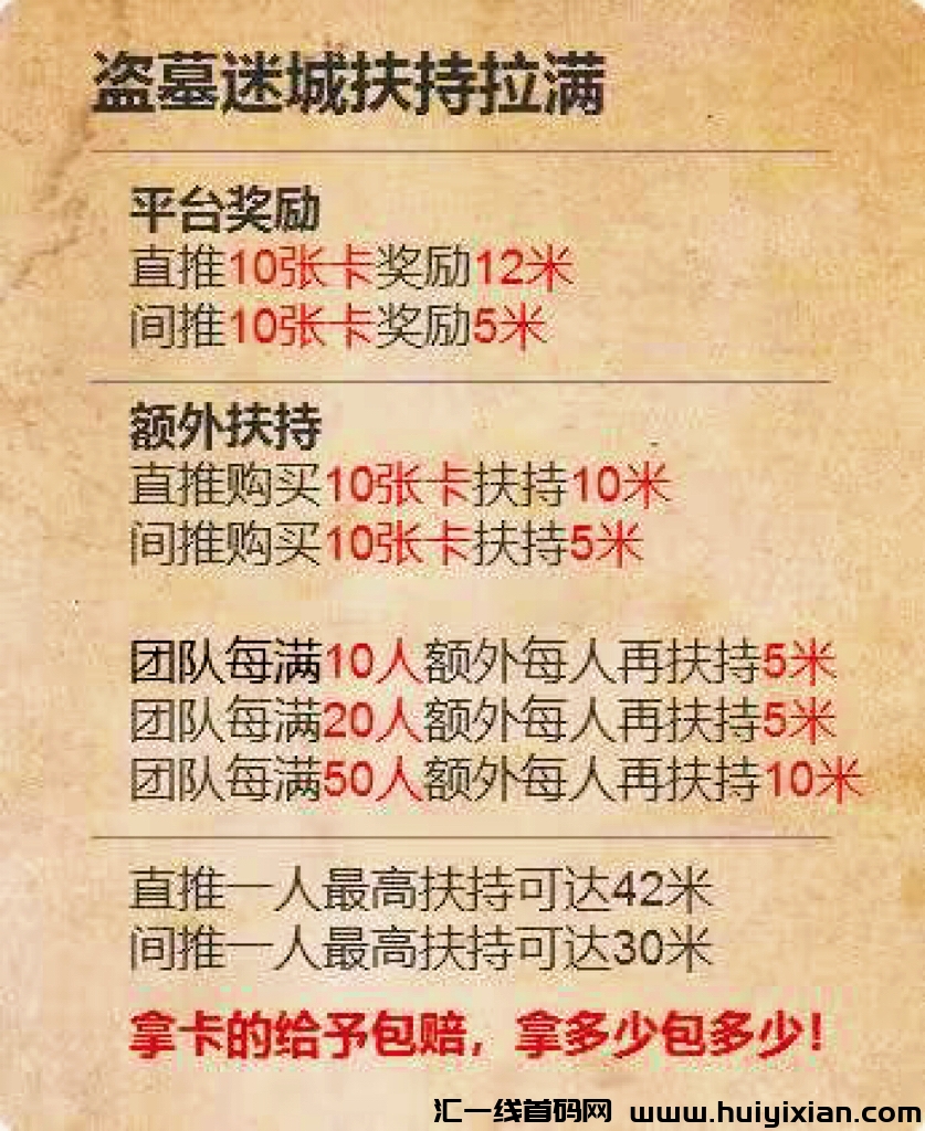 盗墓迷城，开咔扶持22，欢迎各大团长来对接-汇一线首码网